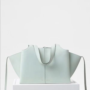 Celine small tri-fold in jade